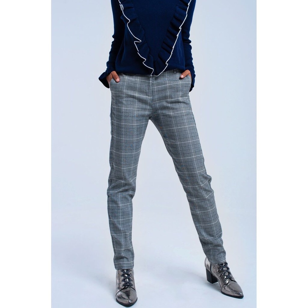 Gray Tartan Pant